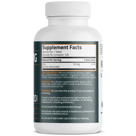Zinc 50mg - 120 Tab