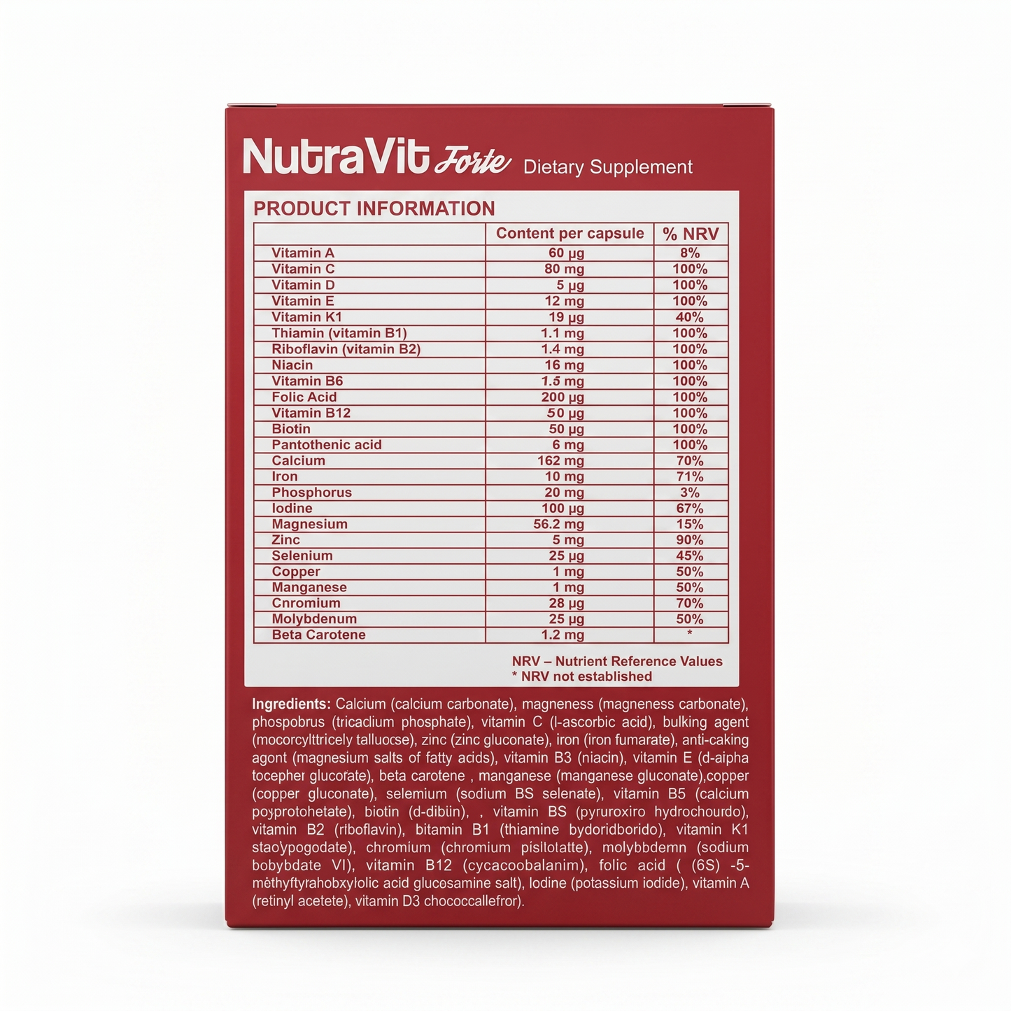 NutraVit Forte - 30 Caps