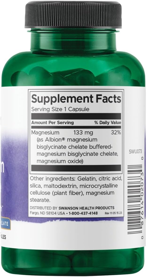 Magnesium Glycinate Albion - 90 Caps / Swanson