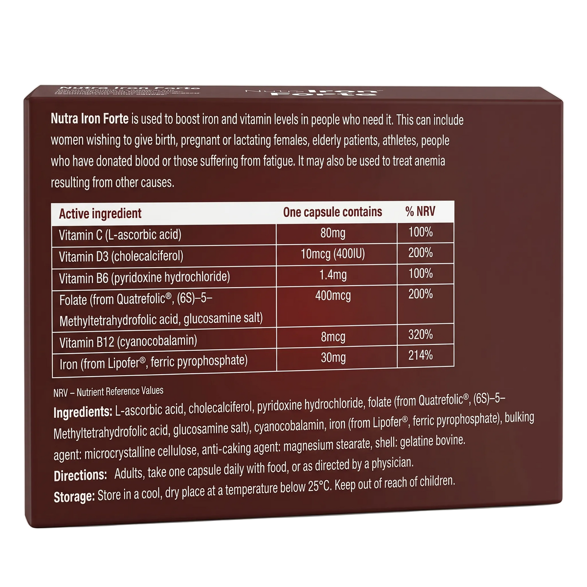 NutraIron Forte - 60 Caps