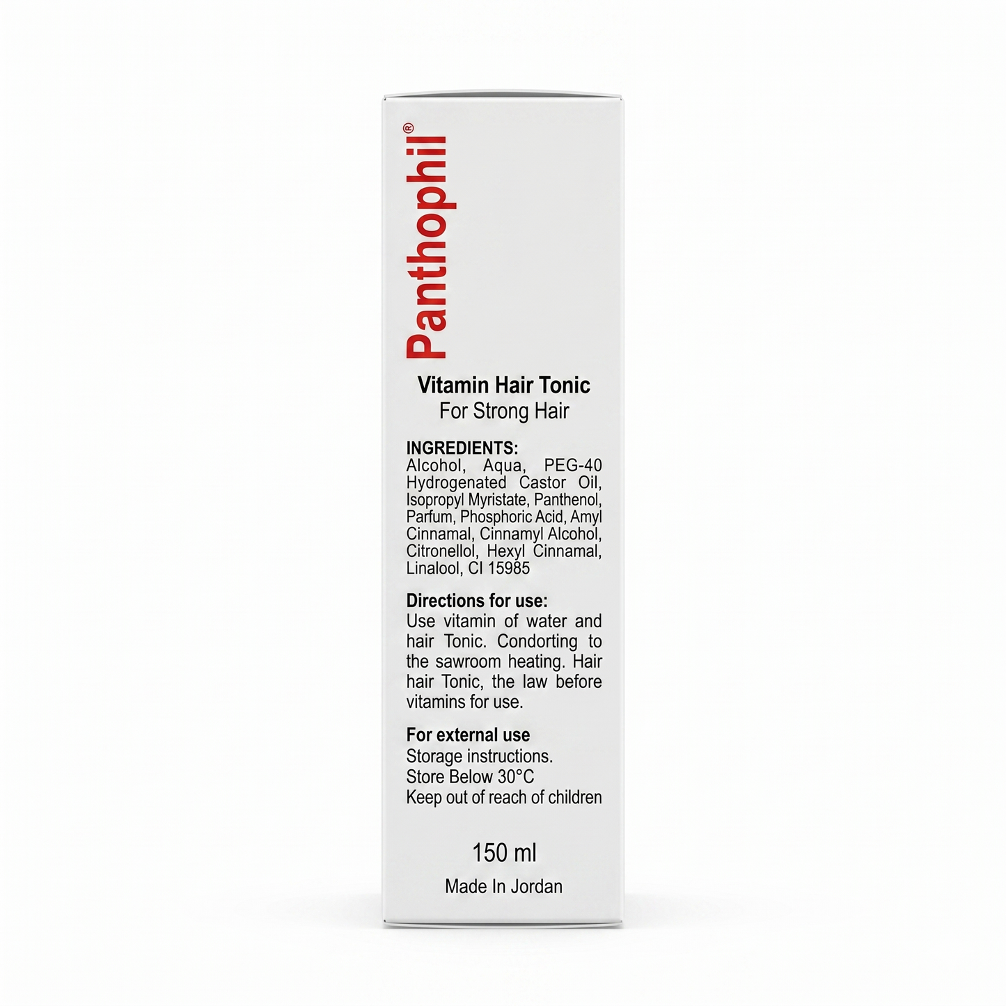 Panthophil Vitamin Hair tonic - Strong hair Spray