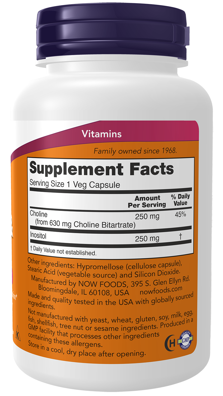 Choline & Inositol - 100 Caps