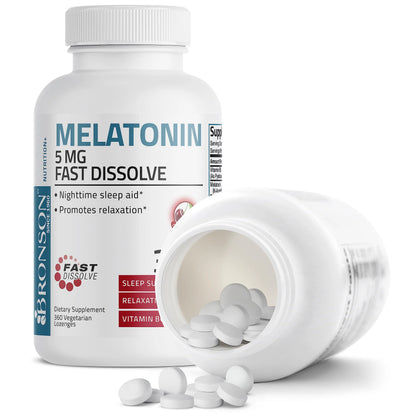 Melatonin 5mg w/ B6 - 360 Lozenges