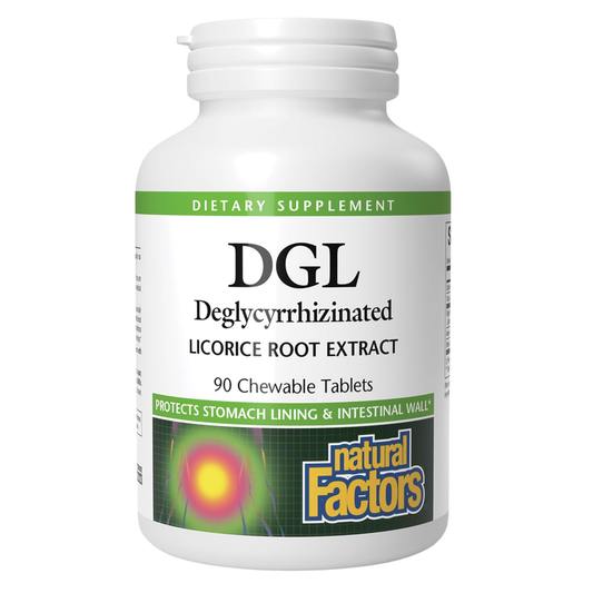 DGL Licorice Root Extract - Cheweable Tablets