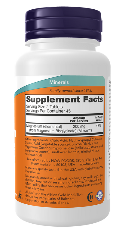 Magnesium Glycinate - 180 Tabs