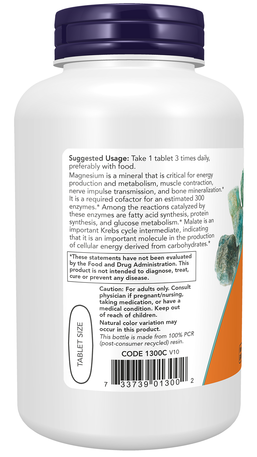 Magnesium Malate 1000mg - 180 Tabs