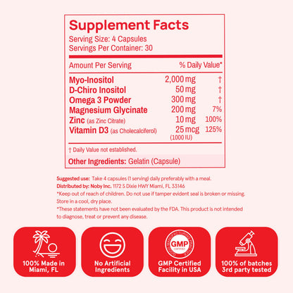 Inositol Myo D Chiro - 120 Caps