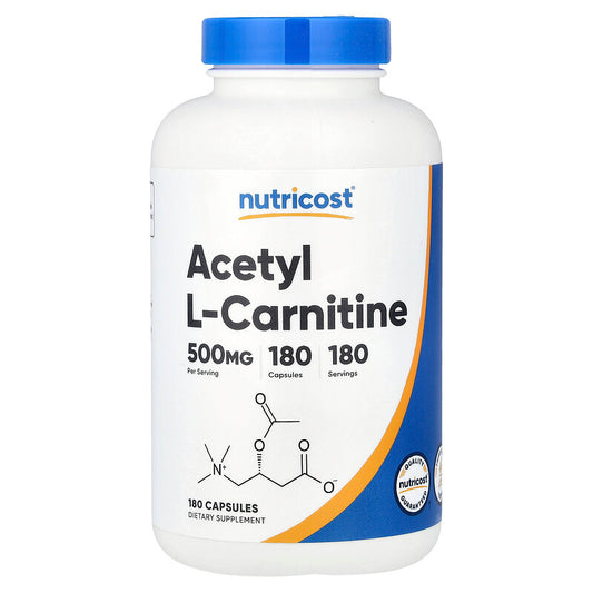 Acetyl L-Carnitine 500mg - 180 Caps