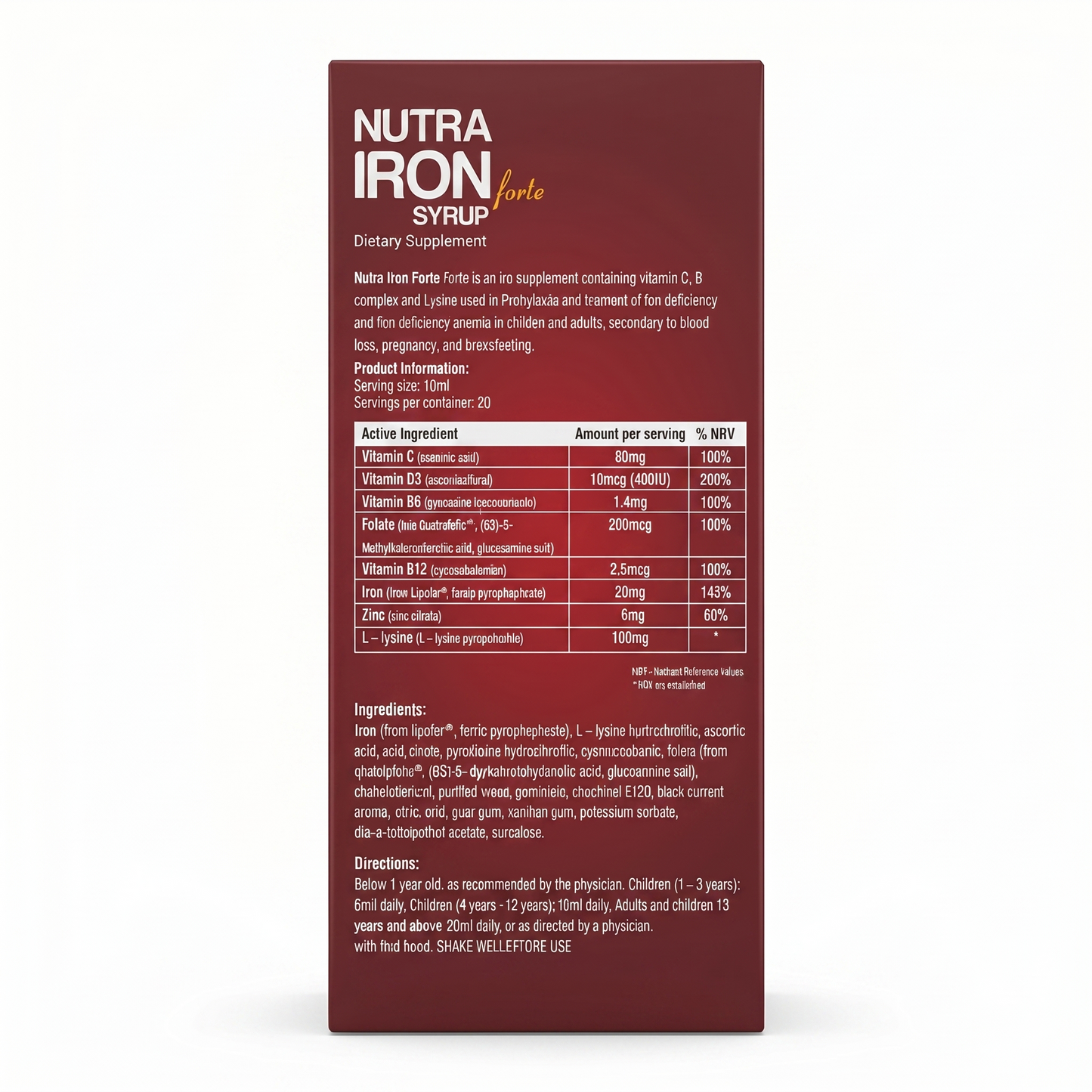 NutraIRON Forte - Syrup