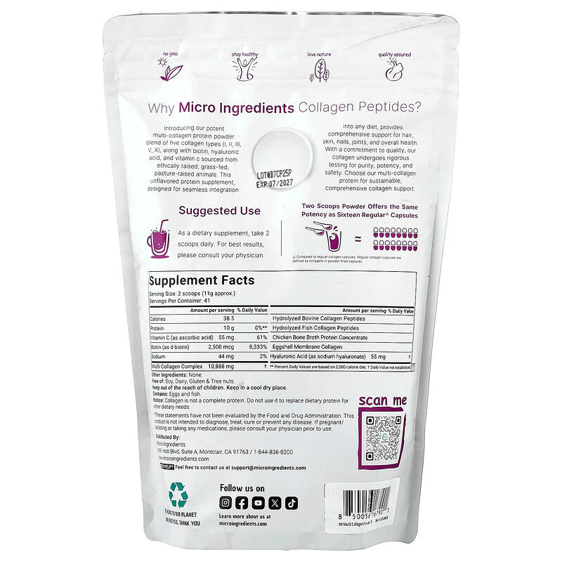Collagen Peptides w/ Biotin+Vitamin C+HA