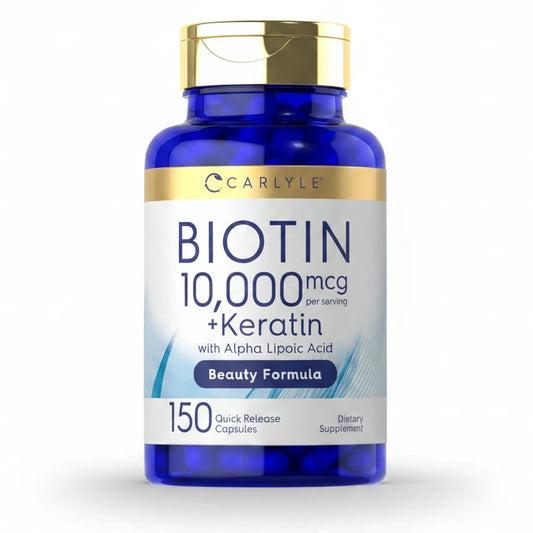 Biotin 10.000 mcg + Keratin + ALA - 150 Caps