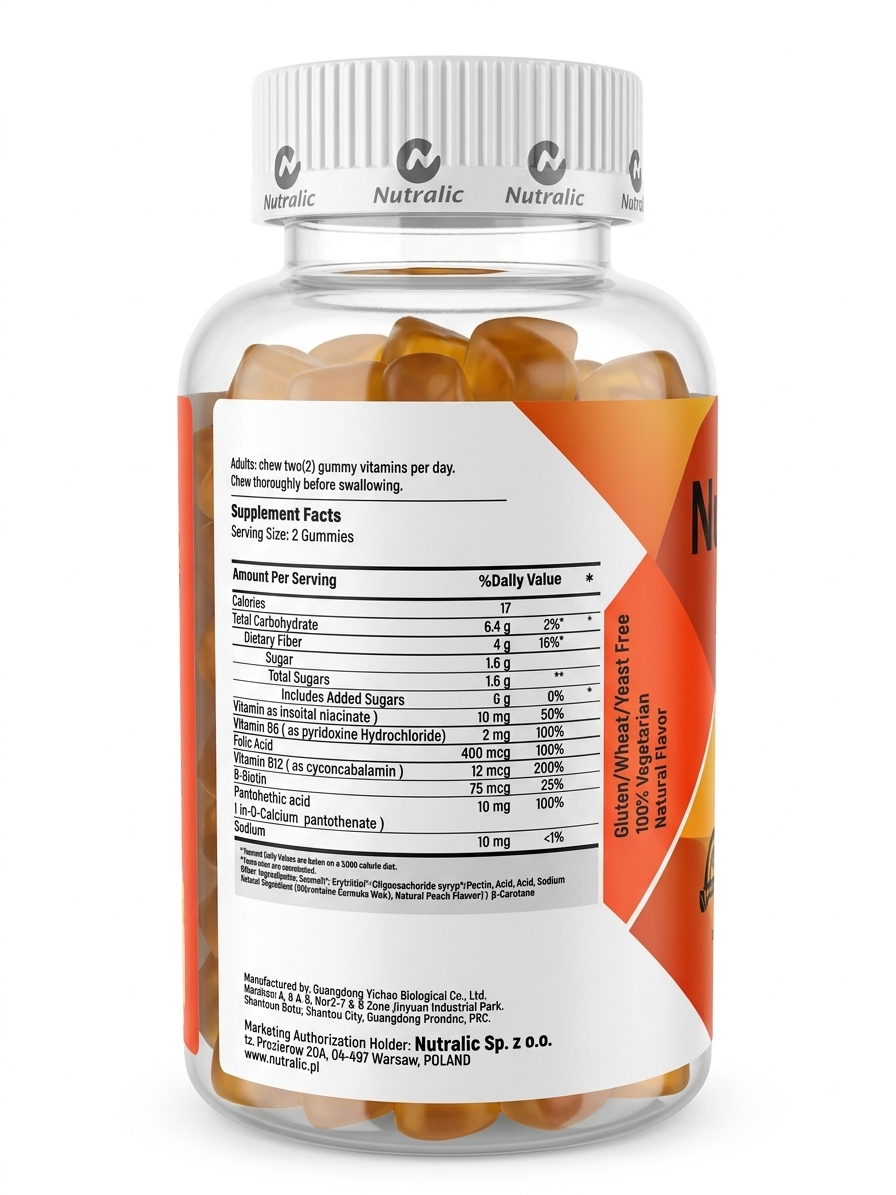 NutraFiber Healthy Pectin Gummy (60 Gummies)